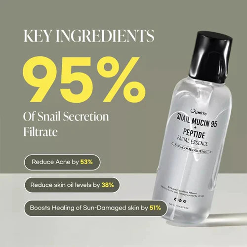 JUMISO - Snail Mucin 95 + Peptide Facial Essence JUMISO Ecuador Productos Originales Cosmetica Coreana