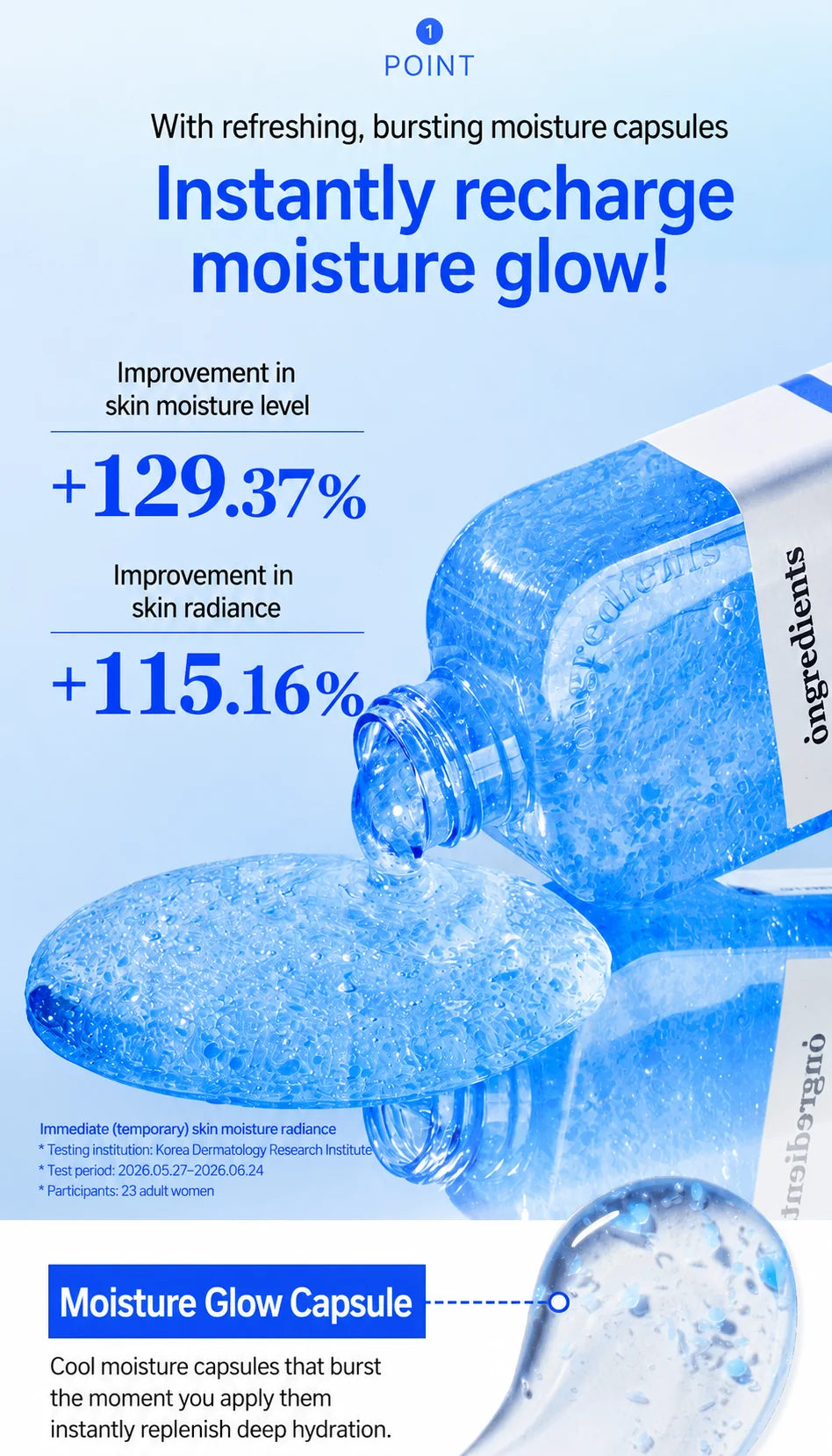 Ongredients Baku Glow Capsule Lotion 150ml