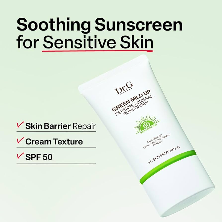 Dr. G – Green Mild Up Sun+ SPF50+ PA++++