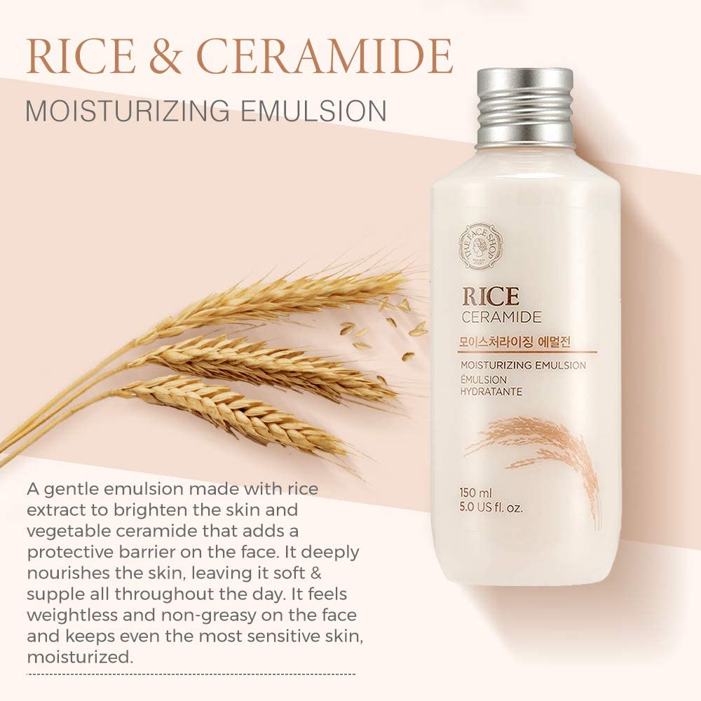 THE FACE SHOP - Rice & Ceramide Moisturizin Toner 150ml - Miinsecrets