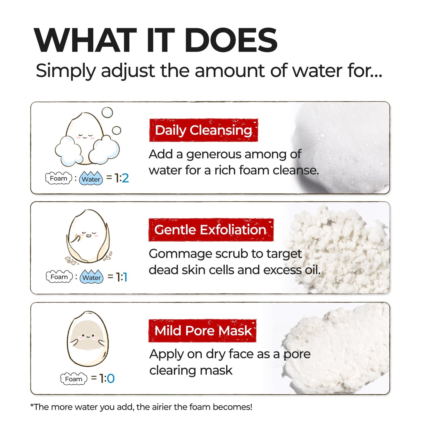 No.3 Rice Enzyme Skin Softening Cleansing Foam