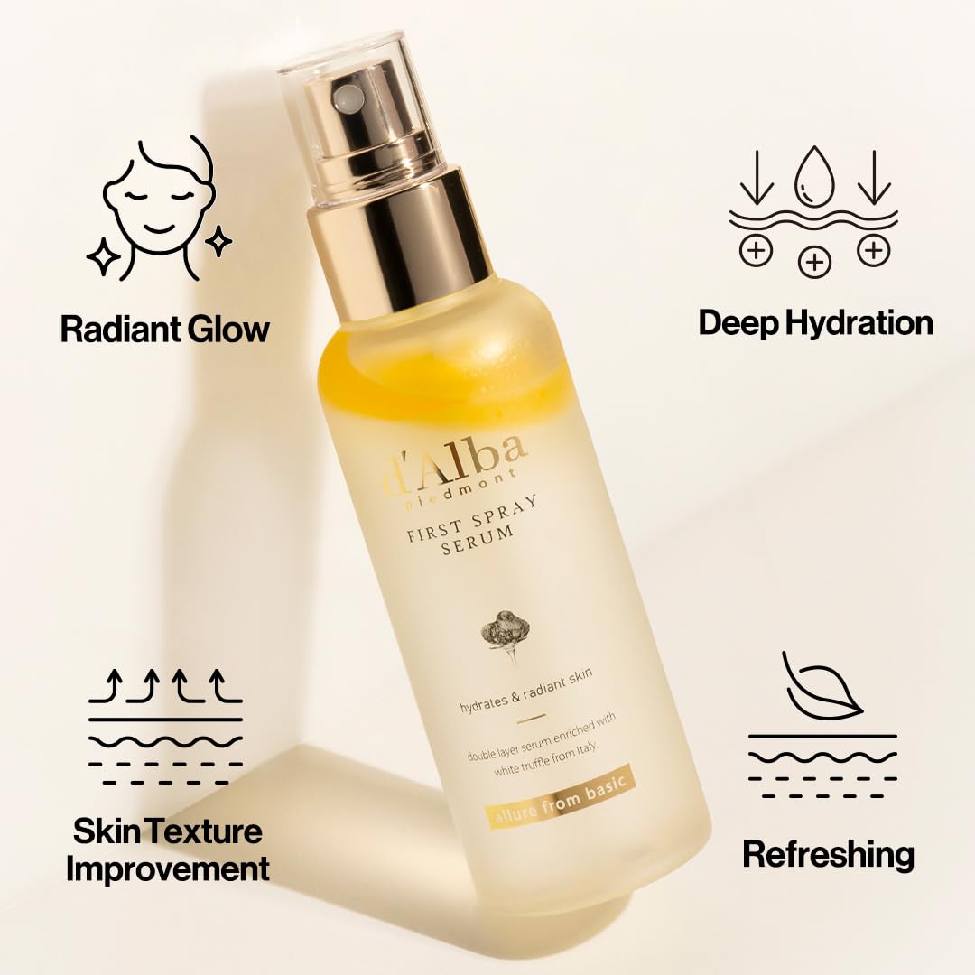 d' alba Italian White Truffle First Spray Serum 100ml - Miinsecrets