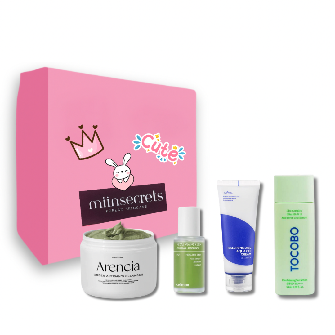 Rutina Calmante Anti-Acné Miinsecrets Ecuador Productos Originales Cosmetica Coreana skincare coreano