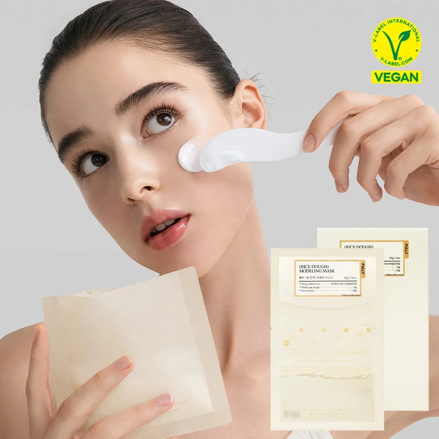 FULLY Rice Dough Modeling Mask (4ea) Fully Ecuador Productos Originales Cosmetica Coreana skincare coreano