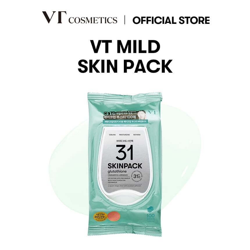VT Cosmetics – Mild 31 Skin Pack (100 pads) VT Ecuador Productos Originales Cosmetica Coreana skincare coreano