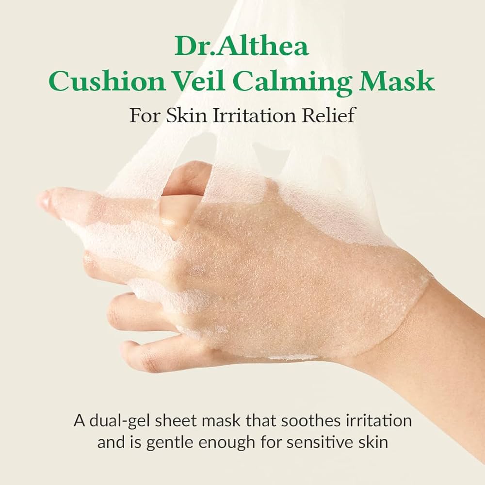Dr. Althea – Cushion Veil Calming Mask (4 unidades) Dr. Althea Ecuador Productos Originales Cosmetica Coreana skincare coreano