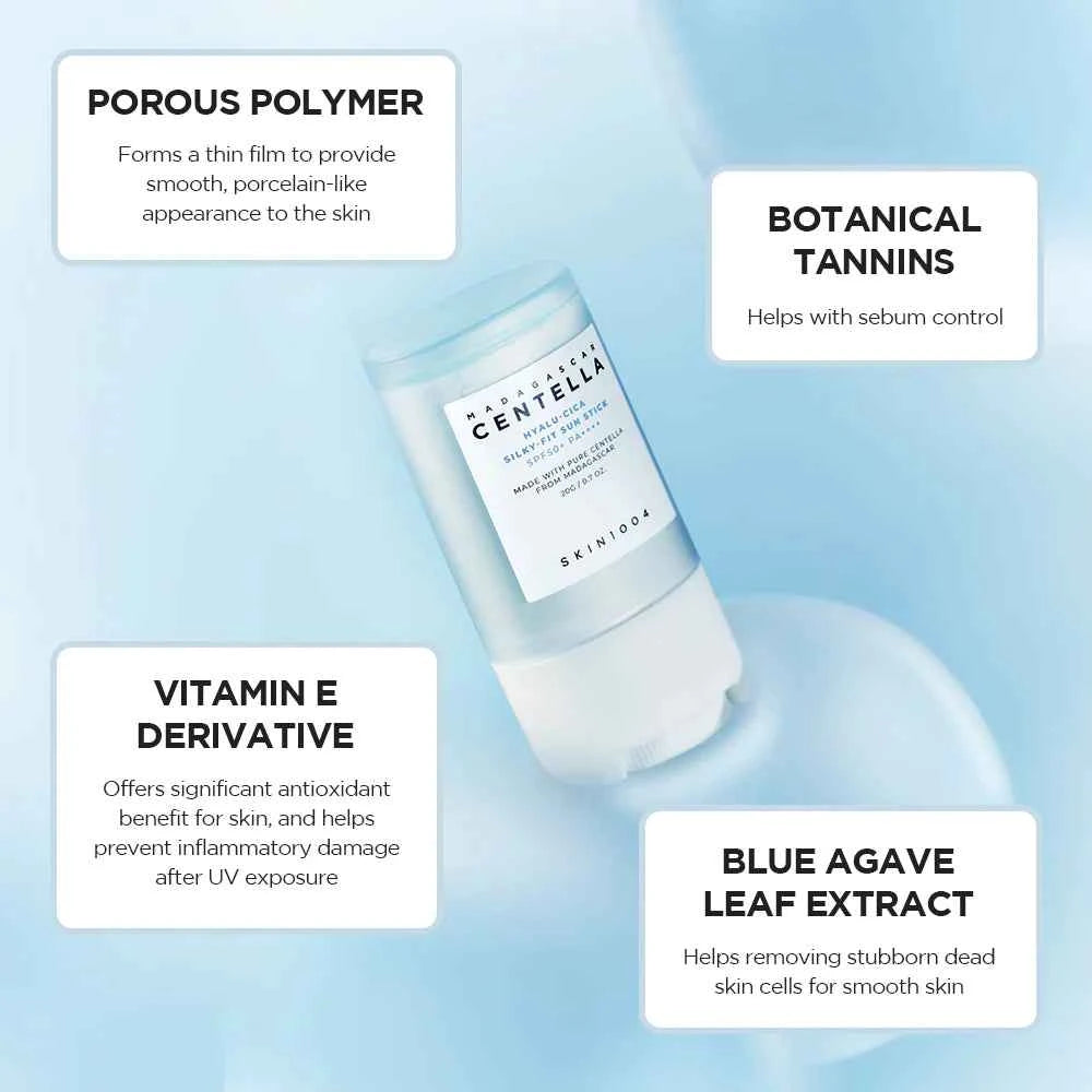 SKIN1004 - Madagascar Centella Hyalu-Cica Silky-Fit Sun Stick