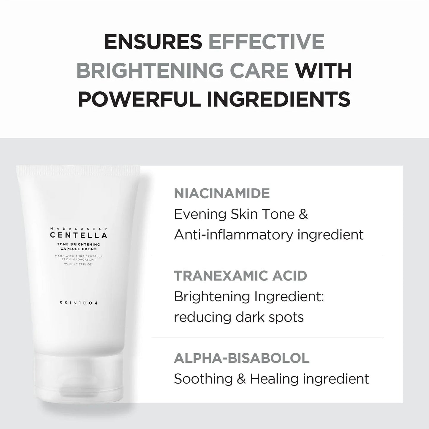 SKIN1004 - Madagascar Centella Tone Brightening Capsule Cream SKIN 1004 Ecuador Productos Originales Cosmetica Coreana