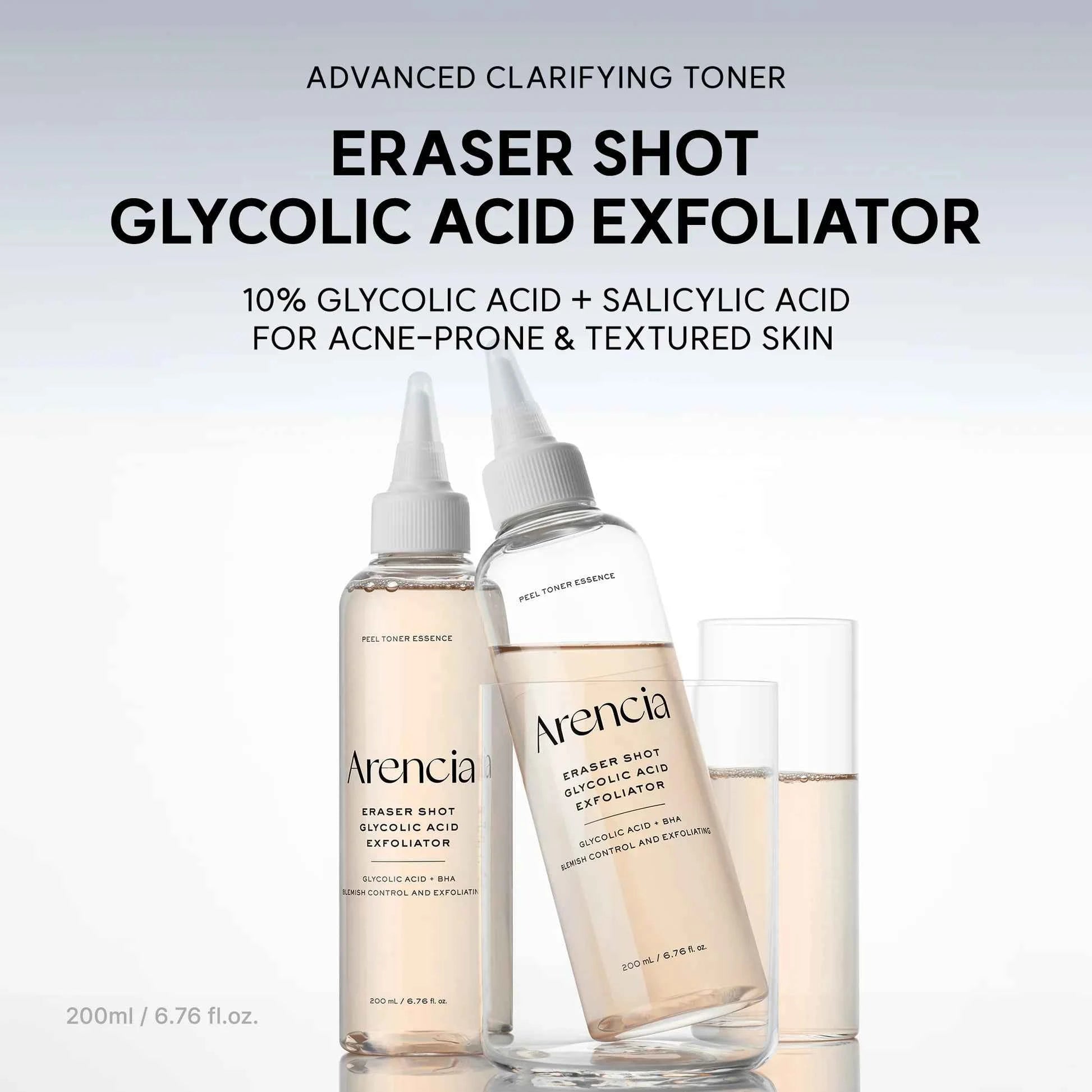 Arencia - Eraser Shot Glycolic Acid Exfoliator [200ml]