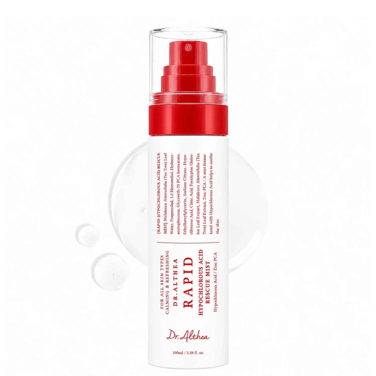 Dr. Althea - Rapid Hypochlorous Acid Rescue Mist