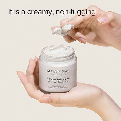 [Mary & May] Lemon Niacinamide Glow Wash off Pack 125g