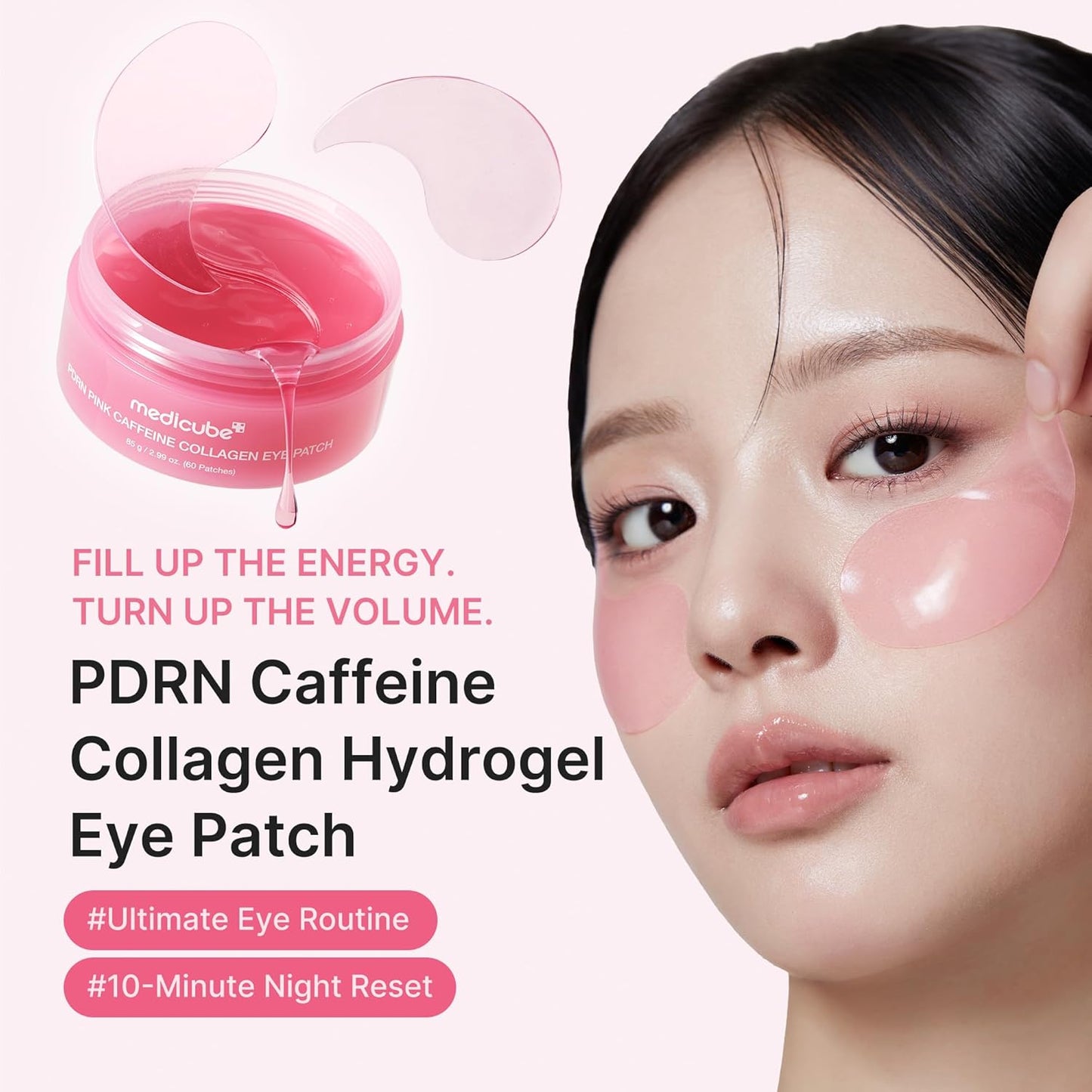 medicube - PDRN Pink Caffeine Collagen Eye Patch [60 patches]