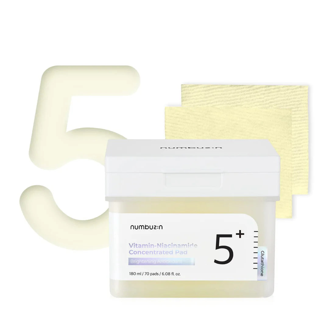 [Numbuzin] No.5 Vitamin-Niacinamide Concentrated Pad (70Pads) Numbuzin Ecuador Productos Originales Cosmetica Coreana