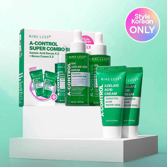 NINELESS] Azelaic Acid Serum Duo Set (Free Gift : Azelaic Acid Cream 15ml (2ea)) Link secreto