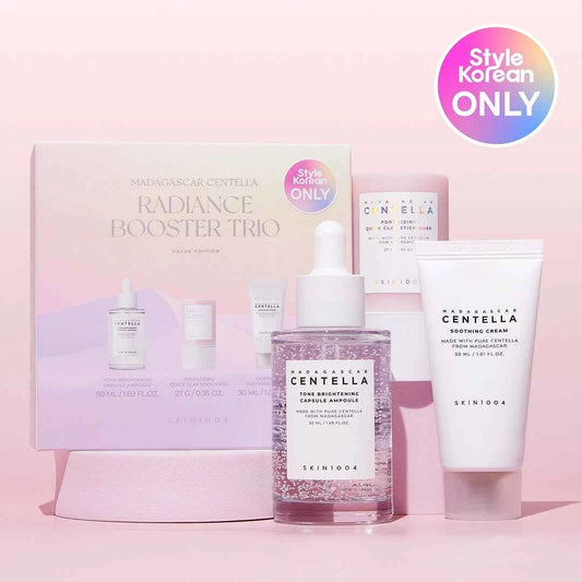 [SKIN1004] Madagascar Centella Radiance Booster Trio (Ampoule + Mask + Cream)