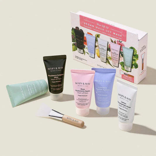 [Mary&May] Vegan Wash off Mask Mini Gift Set Link Secreto