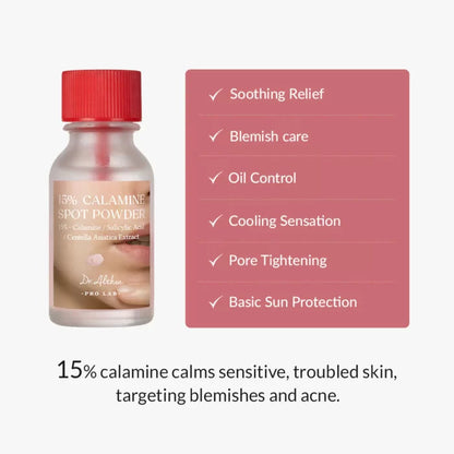 Dr. Althea - 15% Calamine Spot Powder [15ml] Dr. Althea Ecuador Productos Originales Cosmetica Coreana