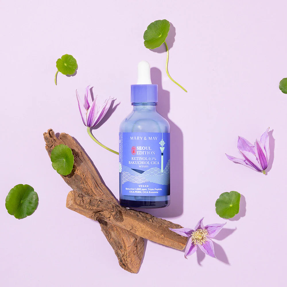 [Mary&May] Retinol 0.1% Bakuchiol CICA Serum 80ml - Miinsecrets