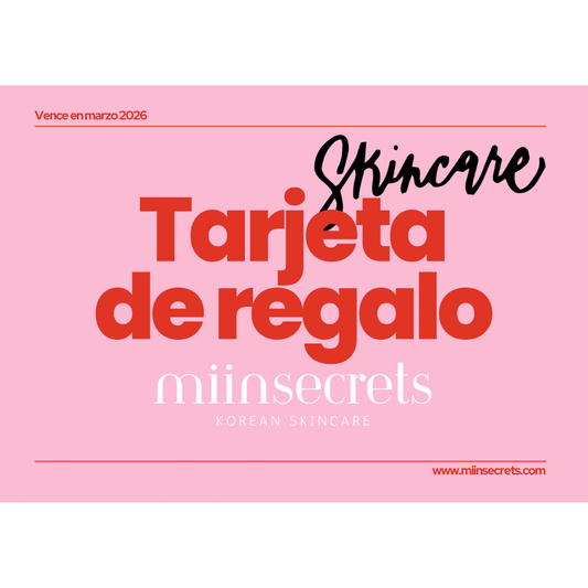 Tarjeta de regalo Miinsecrets