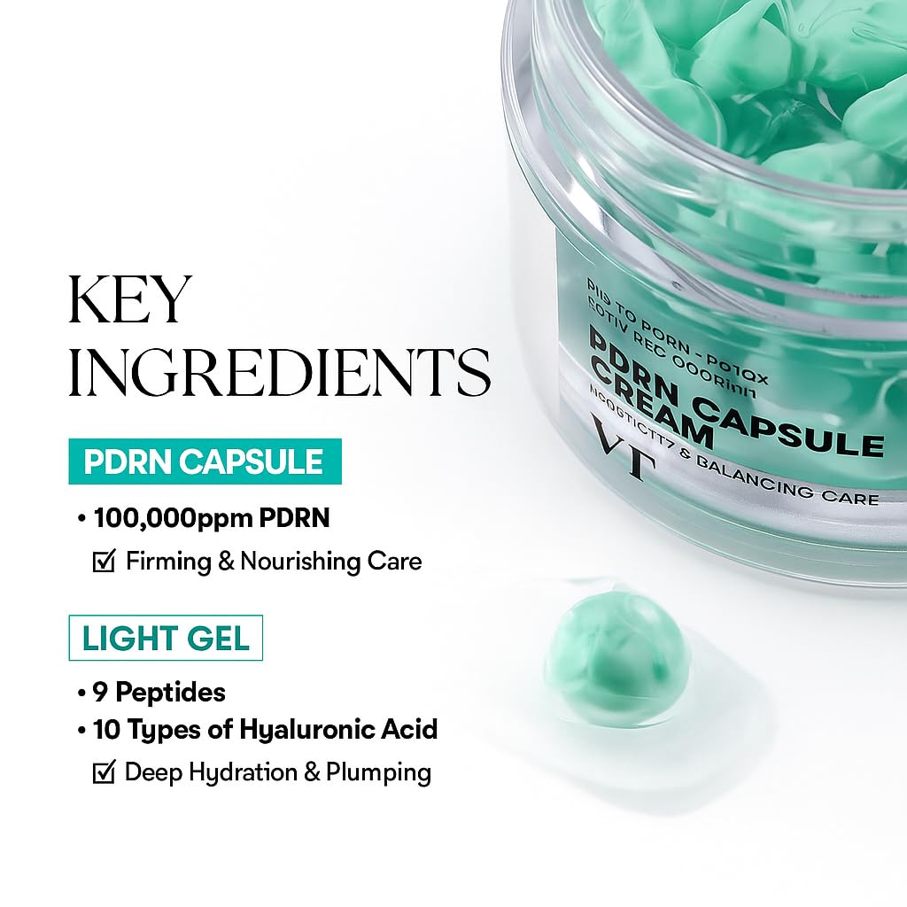 vt cosmetics pdrn capsule cream 100 50ml