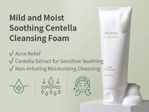 [MIXSOON] Centella Cleansing Foam 150ml - Miinsecrets