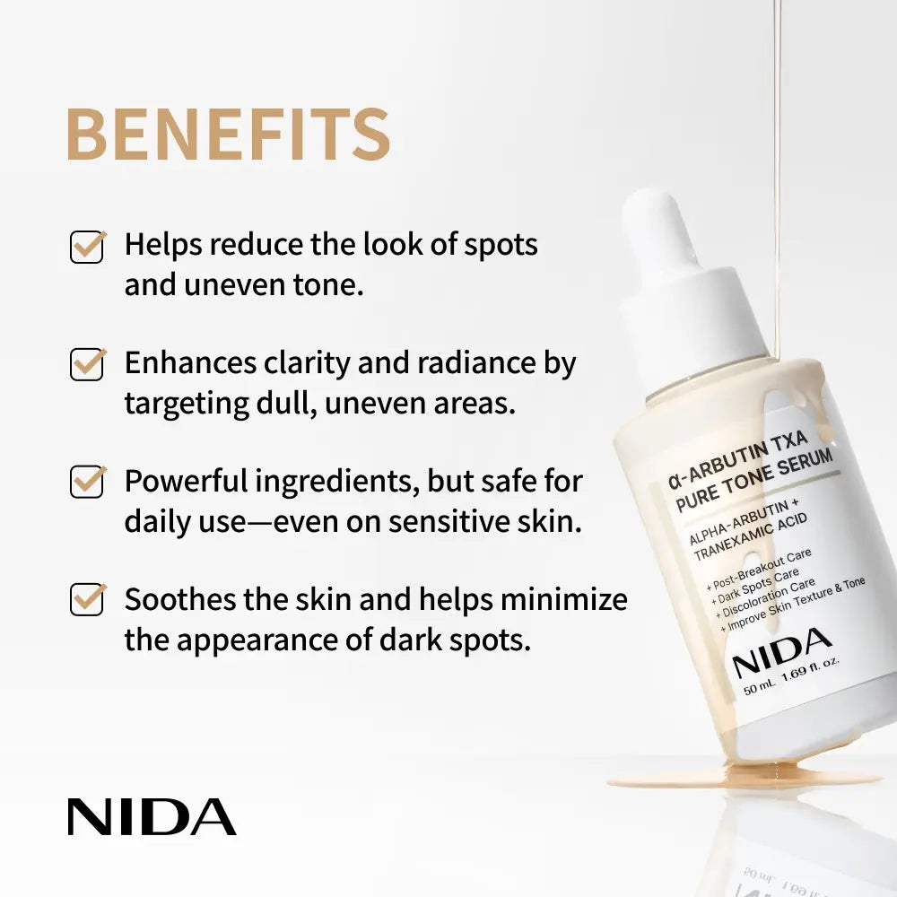 NIDA - Alpha-Arbutin TXA Pure Tone Serum [50ml]