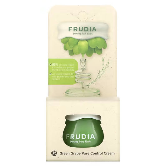 frudia green grape pore control cream mini 10g