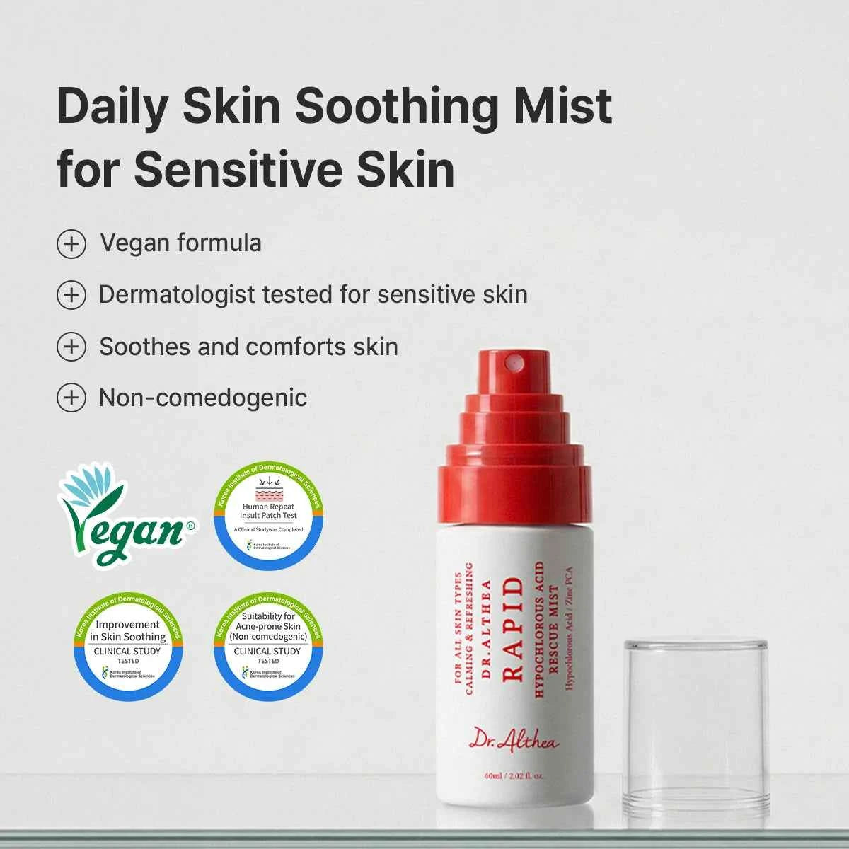 Dr. Althea - Rapid Hypochlorous Acid Rescue Mist