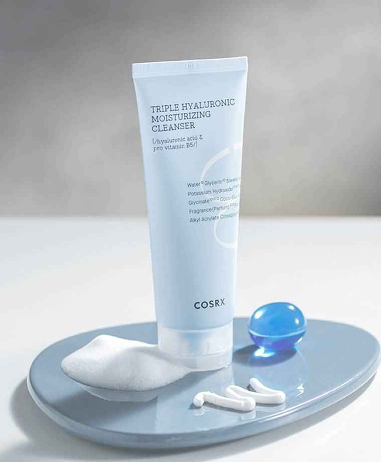 [COSRX] Hydrium Triple Hyaluronic Moisture Cleanser 150ml