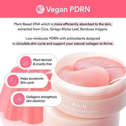 [Abib] PDRN Retinal Eye Patch Glow Jelly 60pcs