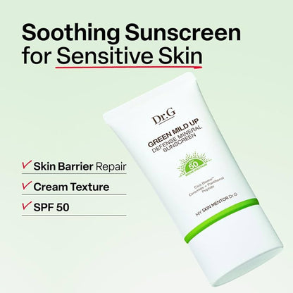 Dr. G – Green Mild Up Sun+ SPF50+ PA++++