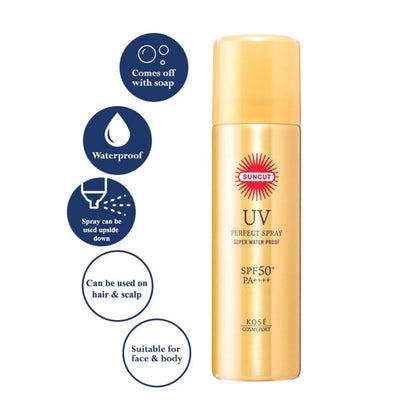 Kose - Suncut UV Protect Spray Super Waterproof SPF 50+ PA++++ [60g]