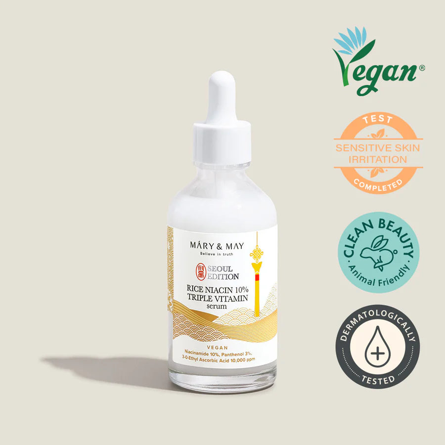 [Mary&May] Rice Niacin 10% Triple Vitamin Serum 80ml - Miinsecrets