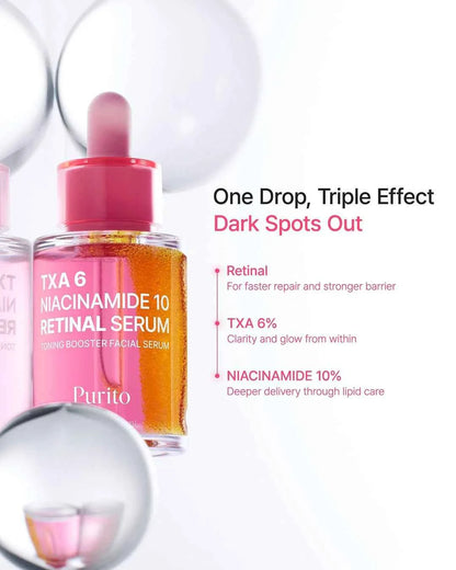 [Purito Seoul] TXA 6 Niacinamide 10 Retinal Serum 30ml