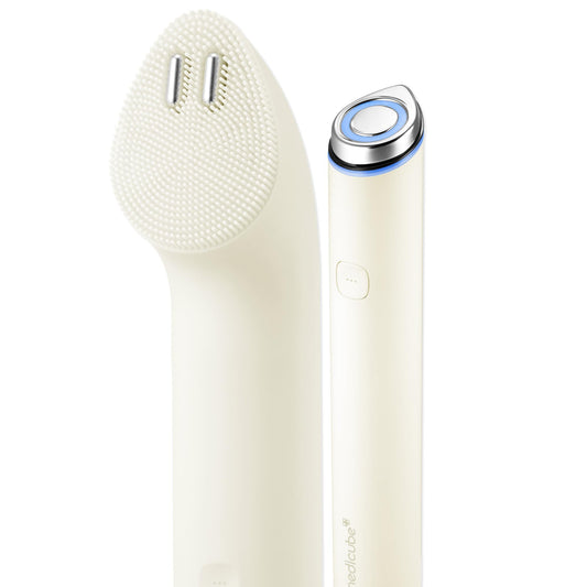 [MEDICUBE] AGE-R Booster Facial Cleansing Device Beige (Mini Plus + Cleansing Head)
