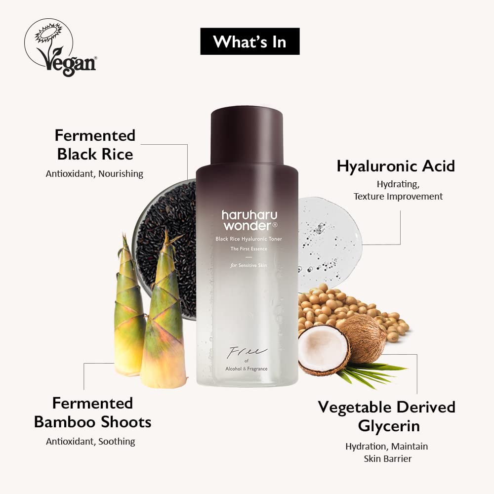 Haruharu WONDER - Black Rice Hyaluronic Toner Fragrance Free Haruharu WONDER