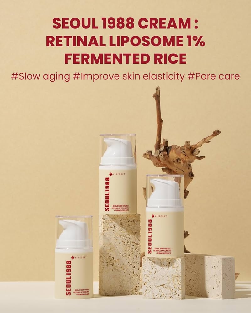 K SECRET - SEOUL 1988 Cream : Retinal Liposome 1% + Fermented Rice [50ml]