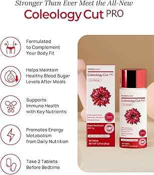 FOODOLOGY - Coleology Cut PRO [600mg x 60 tablets]