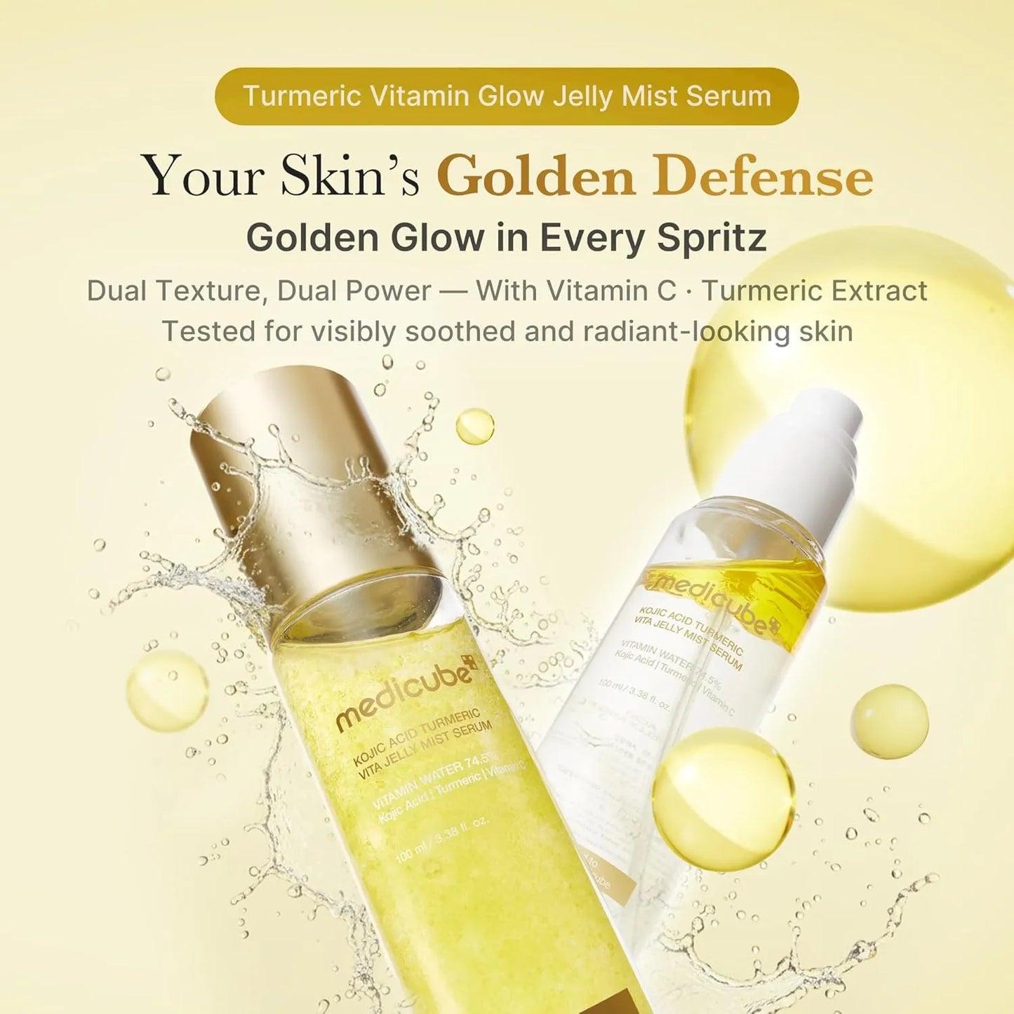 [MEDICUBE] Kojic Acid Termeric Vita Jelly Mist Serum 100ml
