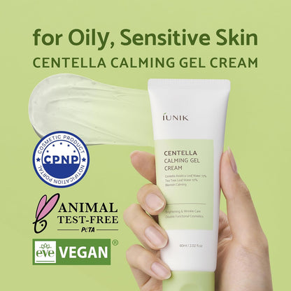 iUNIK - Centella Calming Gel Cream 60ml iUnik Ecuador Productos Originales Cosmetica Coreana