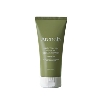 [ARENCIA] GREEN TEA + DEEP PORE RICE CAKE CLEANSER 150ML