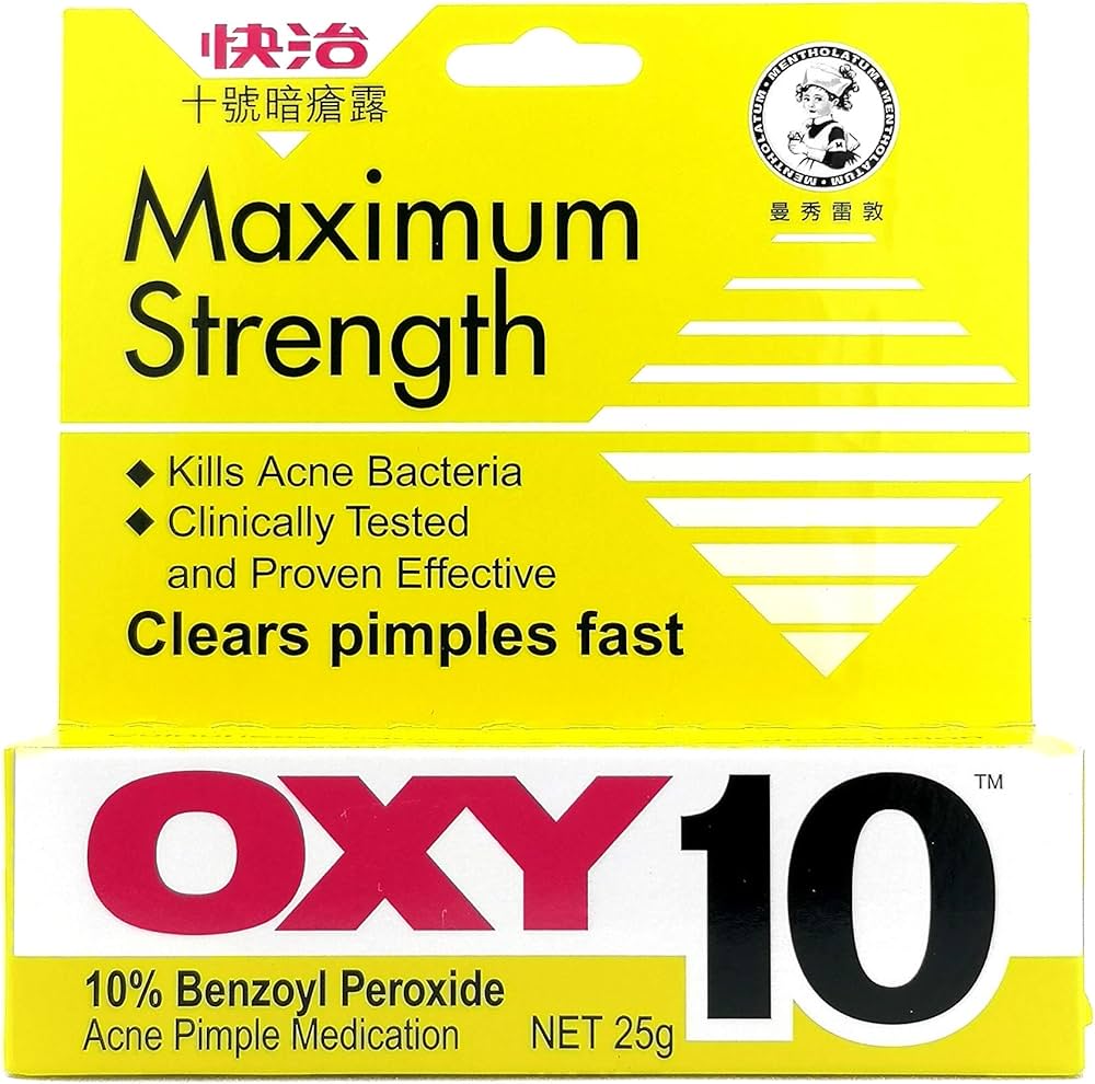 Rohto Mentholatum - OXY 10 Maximum Strength Acne-Pimple Medication [25g]