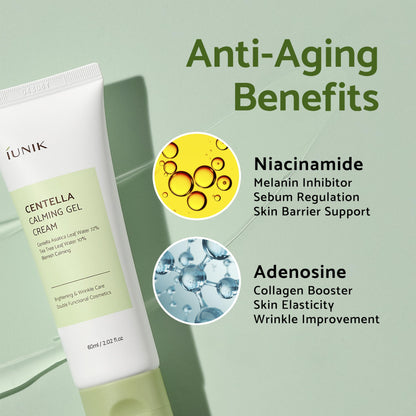 iUNIK - Centella Calming Gel Cream 60ml iUnik Ecuador Productos Originales Cosmetica Coreana