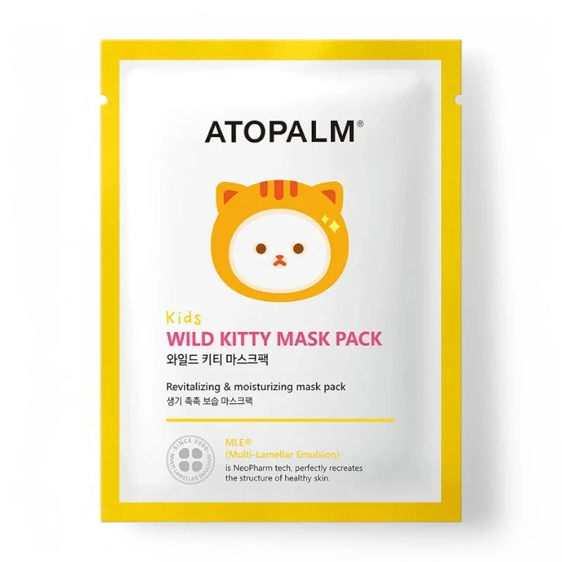 ATOPALM - Wild Kitty Mask Pack Kids [15ml x 1 Sheet] ATOPALM Ecuador Productos Originales Cosmetica Coreana skincare coreano