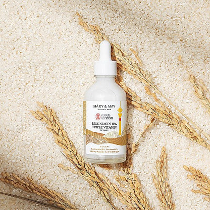[Mary&May] Rice Niacin 10% Triple Vitamin Serum 80ml - Miinsecrets