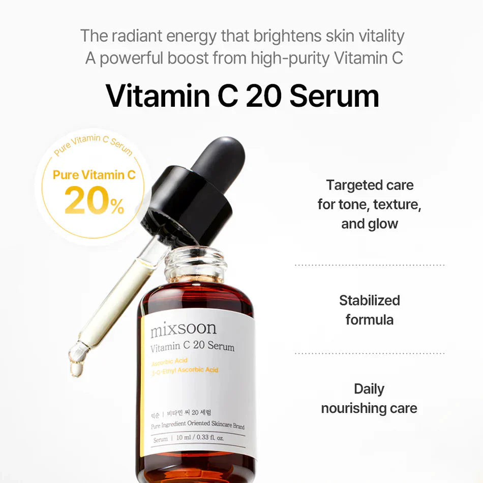 mixsoon - Vitamin C 20 Serum 10ml
