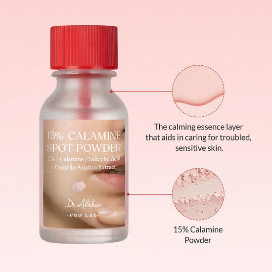 Dr. Althea - 15% Calamine Spot Powder [15ml] Dr. Althea Ecuador Productos Originales Cosmetica Coreana