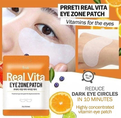 [PRRETI] Real Vita Eye Zone Patch 25g (30sheets) PRRETI Ecuador Productos Originales Cosmetica Coreana skincare coreano
