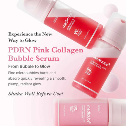 Medicube – PDRN Pink Collagen Bubble Serum
