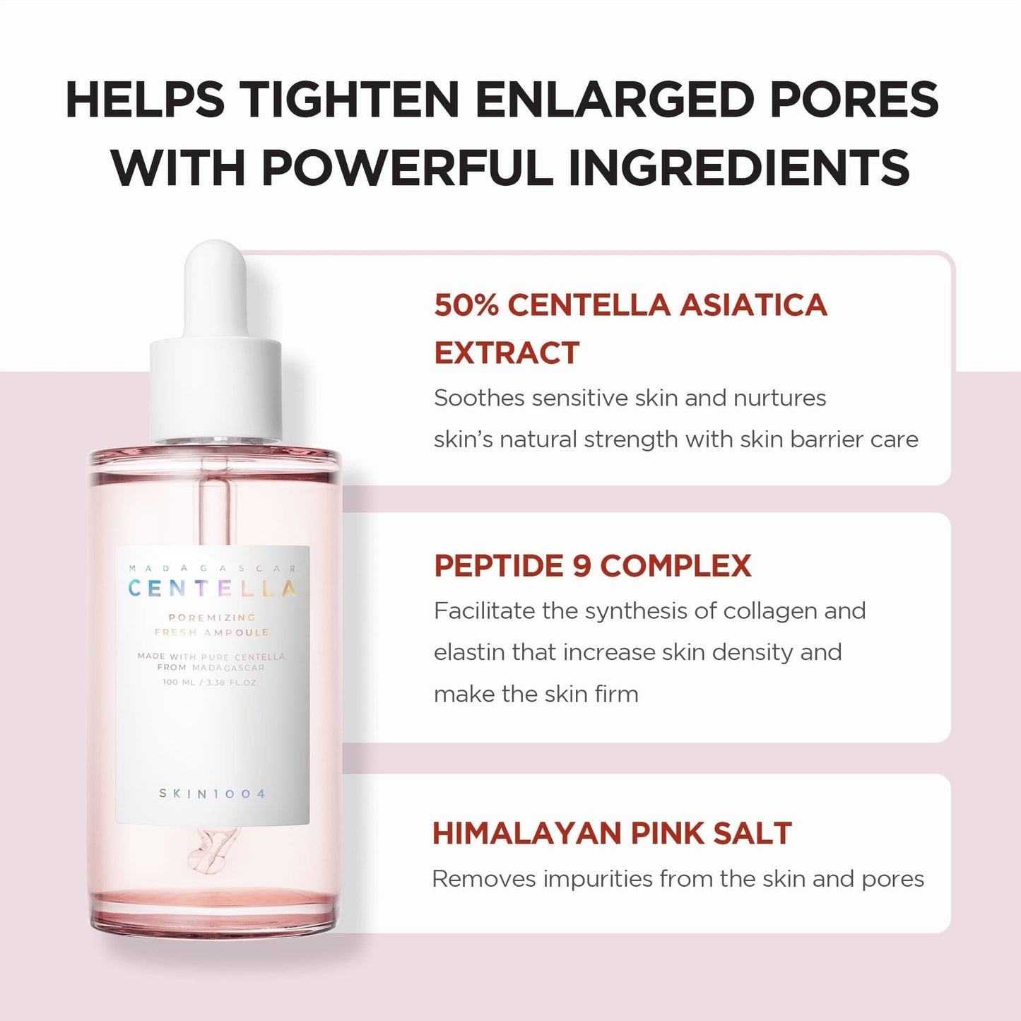 [ SKIN1004 ] Madagascar Centella Poremizing Fresh Ampoule 100ml SKIN 1004 Ecuador Productos Originales Cosmetica Coreana